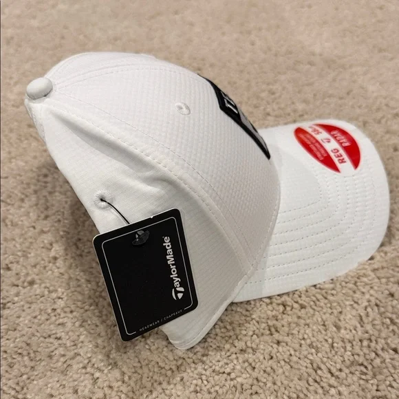 NWT White TaylorMade Team Radar Golf Hat - Picture 2 of 8
